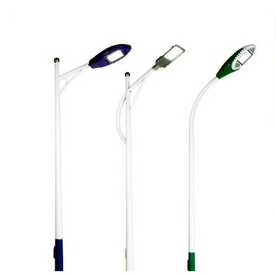 Anti Corrosion Galvanised Street Light Pole Cast Iron Electrical Poles